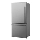 Forno Milano Espresso 31-Inch 17.2 cu. ft. Bottom Freezer  Refrigerator (FFFFD178)