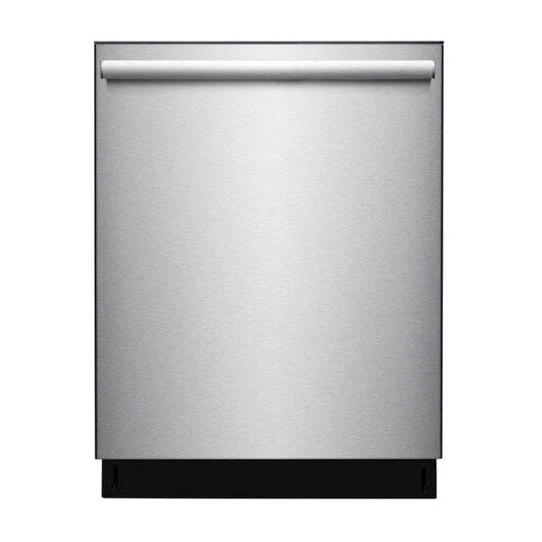 Forno 3-Piece Pro Appliance Package - 36" Dual Fuel Range, French Door Refrigerator, and Dishwasher in Stainless Steel