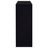 Prescott Rectangular 2-shelf Bar Unit Glossy Black