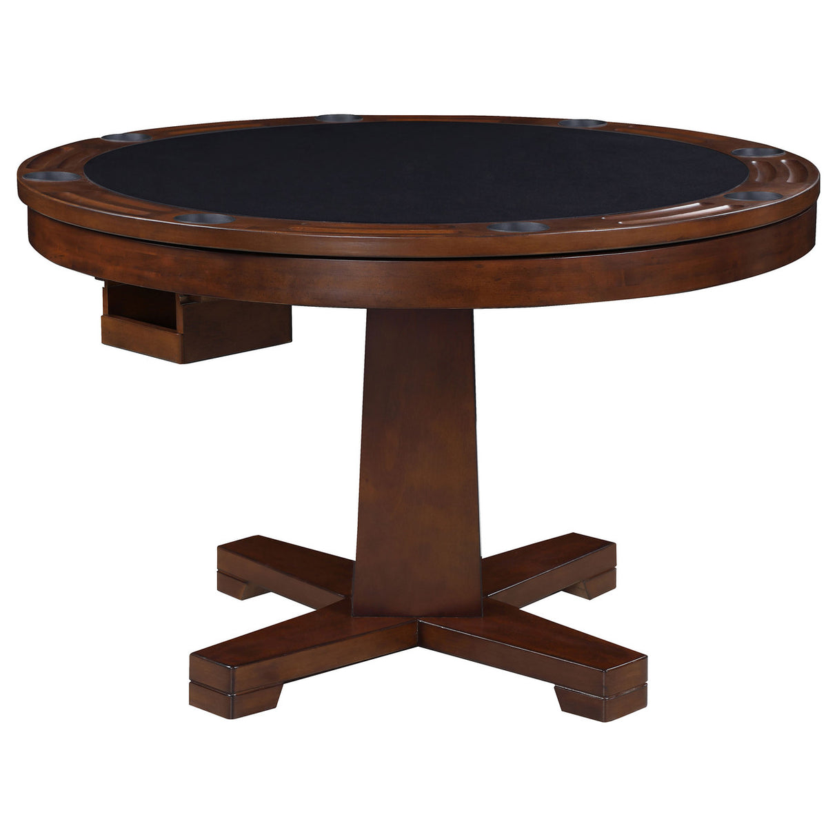 Marietta Casual Tobacco Dining/Game Table and Four Chairs