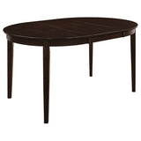 Gabriel Oval Dining Table Cappuccino