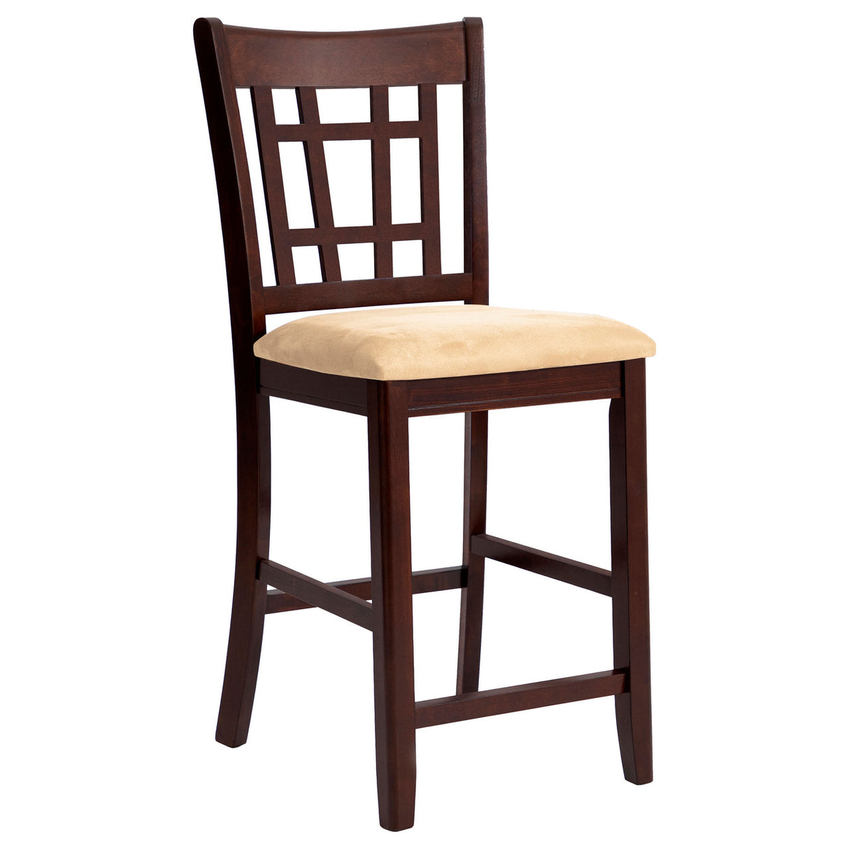 Lavon 24" Counter Stools Tan and Brown (Set of 2)