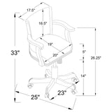 Mitchell Three-In-One Amber Game Table and Four Arm Chairs