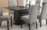 Stanton Contemporary Black Rectangular Dining Table