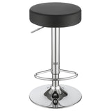 Ramses 29" Adjustable Bar Stool Chrome and Black