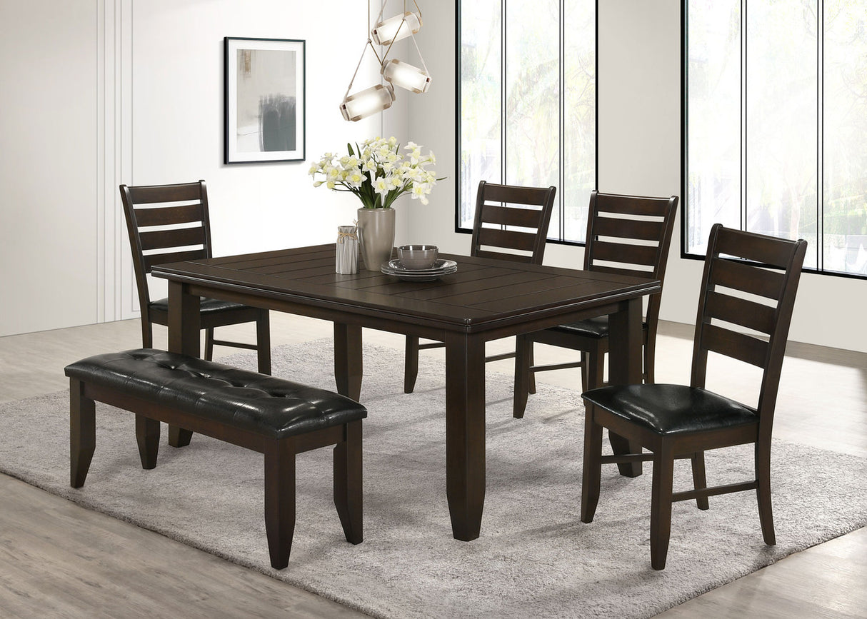 Dalila Casual Cappuccino Six-Piece Dining Set