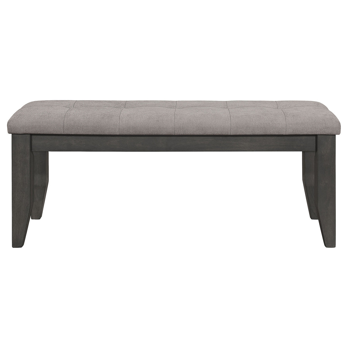 Dalila Padded Cushion Bench Grey and Dark Grey