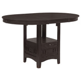 Lavon Oval Counter Height Table Espresso