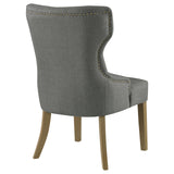 Baney Tufted Upholstered Dining Chair Grey