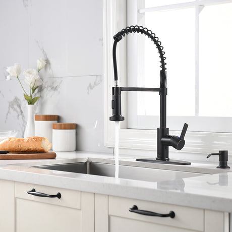 Commercial Kitchen Faucet with Pull Down Sprayer