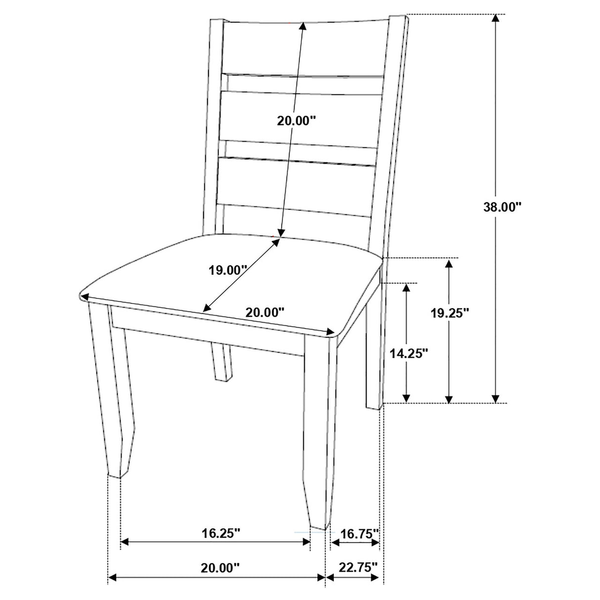 Alston Rustic Trestle Five-Piece Dining Set