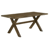 Alston Rustic Trestle Six-Piece Dining Set