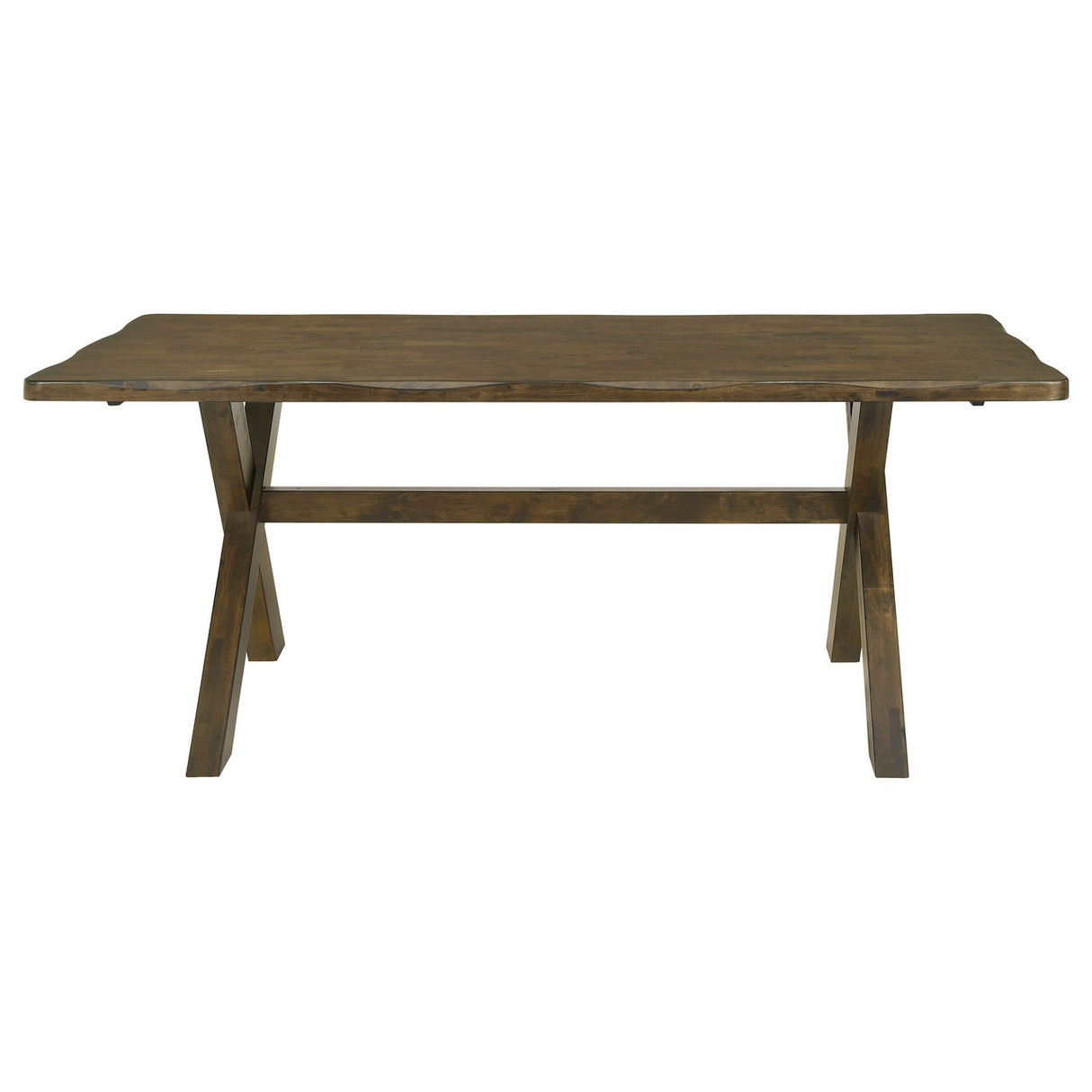 Alston X-shaped Dining Table Knotty Nutmeg