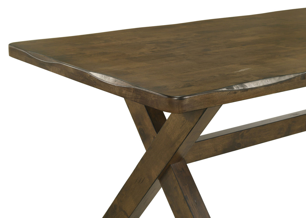 Alston X-shaped Dining Table Knotty Nutmeg