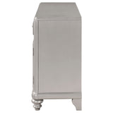 Bling Game 5-drawer Dining Server Metallic Platinum