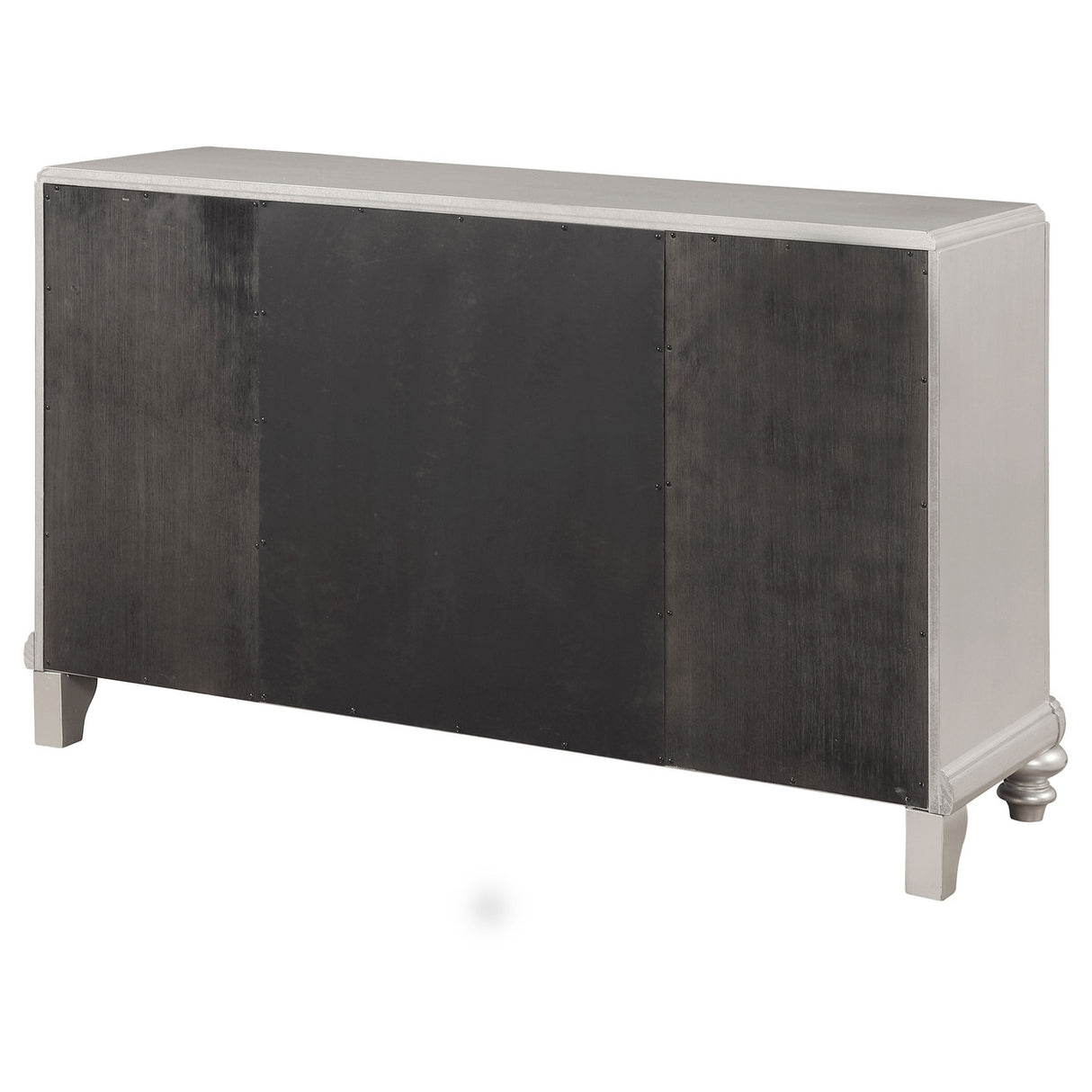 Bling Game 5-drawer Dining Server Metallic Platinum