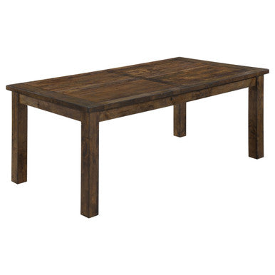 Coleman Rectangular Dining Table Rustic Golden Brown