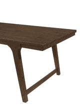 Reynolds Rectangular Dining Table Brown Oak