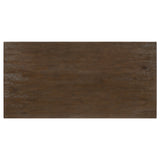 Reynolds Rectangular Dining Table Brown Oak