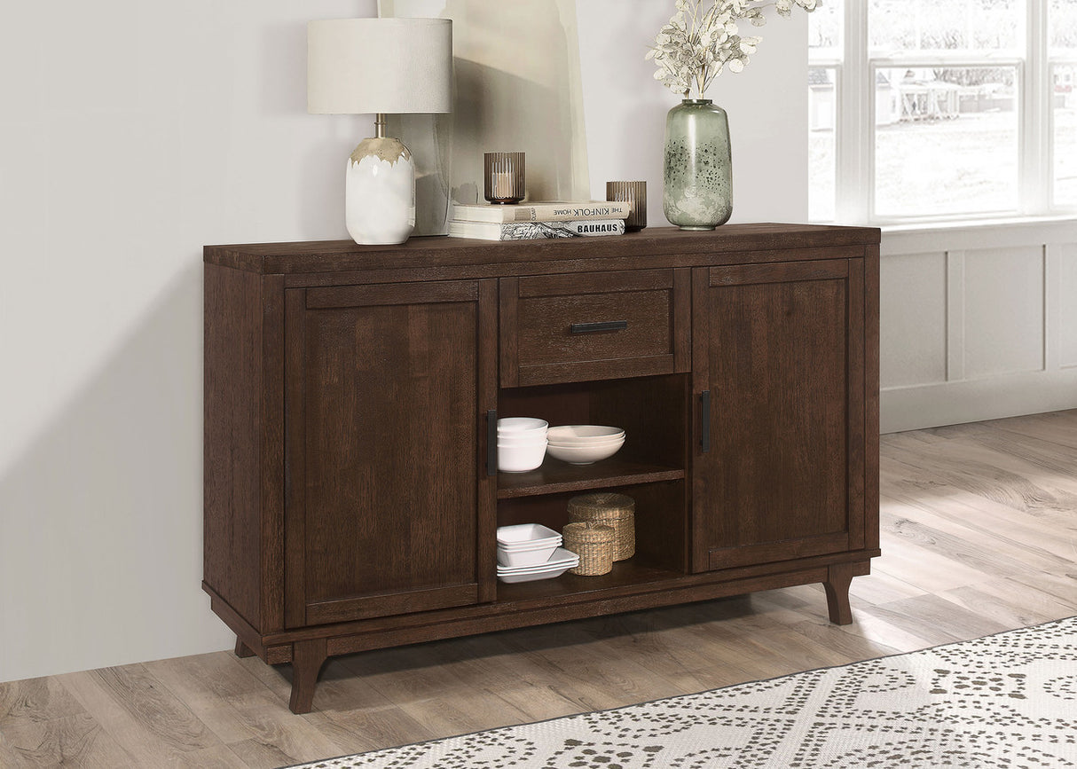 Reynolds 2-door Dining Sideboard Server Brown Oak