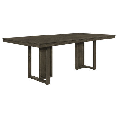 Kelly Rectangular Dining Table Dark Grey