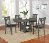 Lavon 5-piece Dining Set Medium Grey