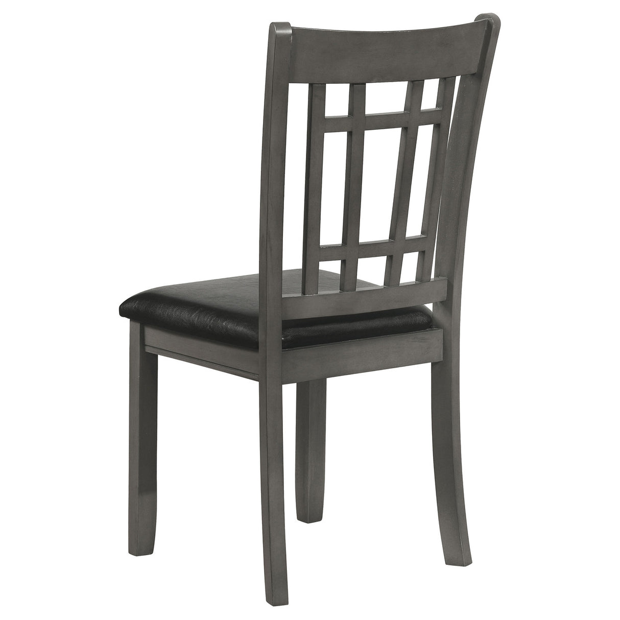 Lavon Padded Dining Side Chairs Medium Grey and Black (Set of 2)