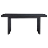 Brookmead Rectangular Dining Table with 18" Removable Extension Leaf Black