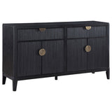 Brookmead 2-drawer Sideboard Buffet with Storage Cabinet Black