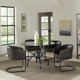 Aviano Dining Table Base Gunmetal