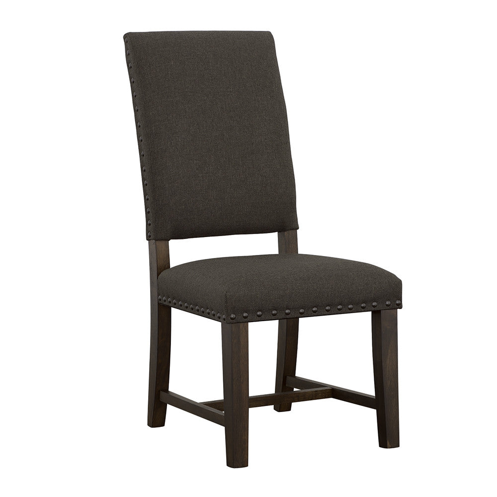 Twain Upholstered Side Chairs Warm Grey (Set of 2)