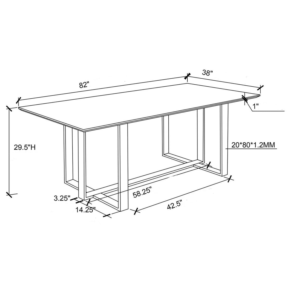 Annika 5-piece Rectangular Dining Set White and Chrome