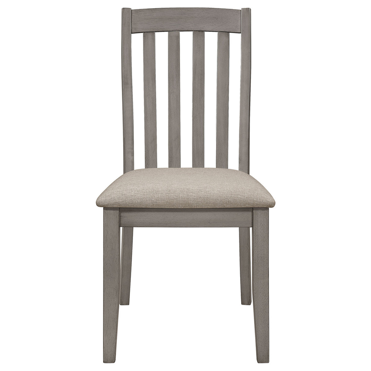 Nogales Slat Back Side Chairs Coastal Grey (Set of 2)