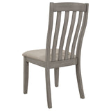 Nogales Slat Back Side Chairs Coastal Grey (Set of 2)