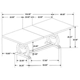 Brockway Rectangular Trestle Dining Set