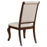 Brockway Tufted Dining Chairs Cream and Antique Java (Set of 2)