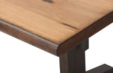 Bexley Rectangular Live Edge Dining Set Natural Honey and Espresso