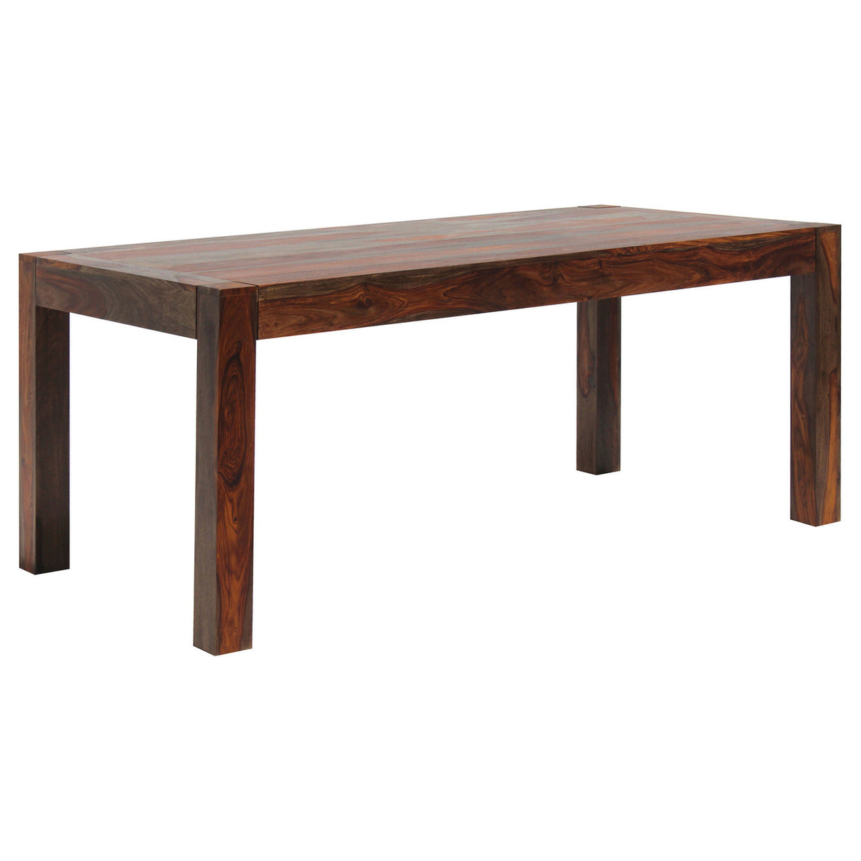 Keats Rectangular Dining Table Warm Chestnut