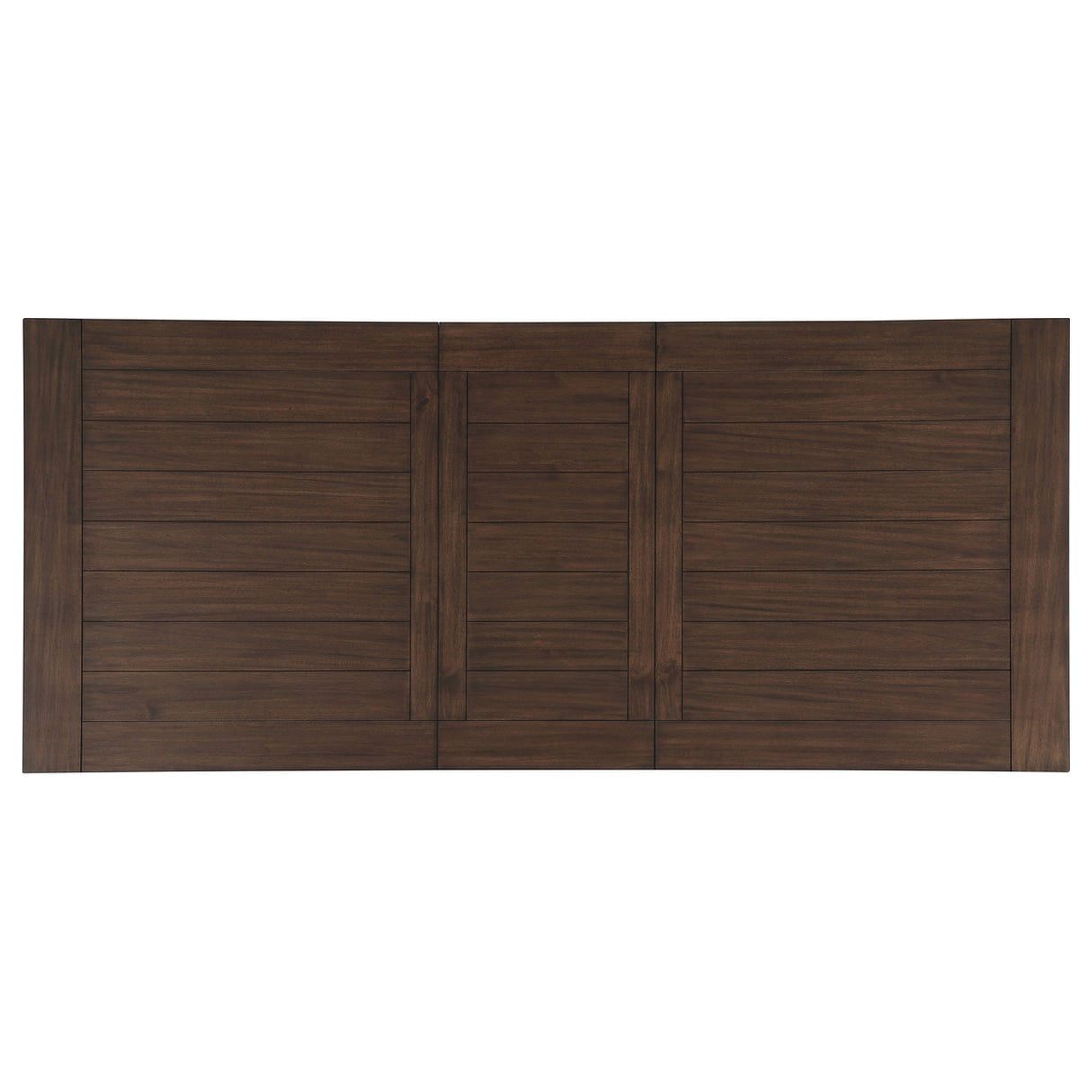 Madelyn Dining Table with Extension Leaf Dark Cocoa and Coastal White