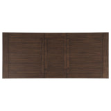 Madelyn Dining Table with Extension Leaf Dark Cocoa and Coastal White