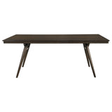 Wes Rectangular Dining Table Dark Walnut