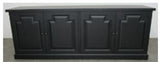 Florence 4-door Dining Sideboard Buffet Cabinet Antique Black