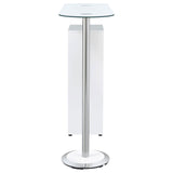 Koufax 1-drawer Bar Table Glossy White