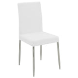 Maston Upholstered Dining Chairs White (Set of 4)