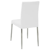 Maston Upholstered Dining Chairs White (Set of 4)