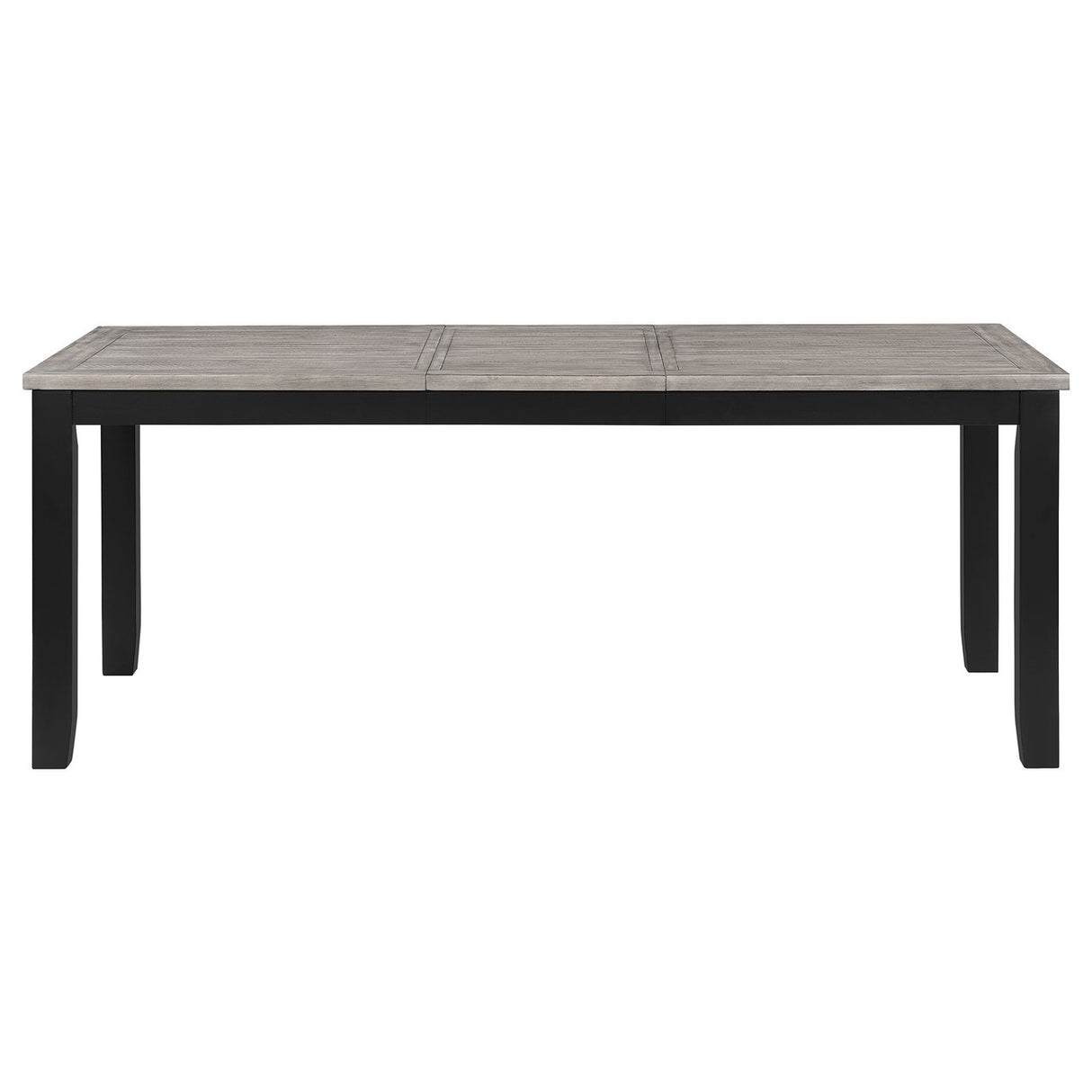 Elodie 5-piece Dining Table Set with Extension Leaf Grey and Black