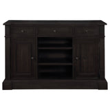 Phelps 2-door Rectangular Server Antique Noir