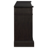 Phelps 2-door Rectangular Server Antique Noir