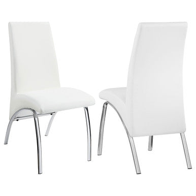 Ophelia Contemporary White Dining Chair