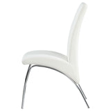 Ophelia Contemporary White Dining Chair